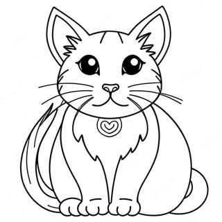 Pagina Para Colorir De Gato Preto 13768-11407