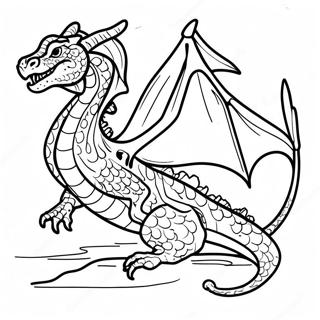 Pagina Para Colorir Do Majestoso Dragao Da Agua Voando 13859-11483