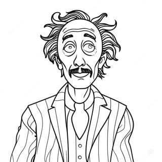 Tim Burton Páginas Para Colorir