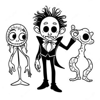 Paginas Para Colorir Silhuetas De Personagens De Tim Burton 13989-11594