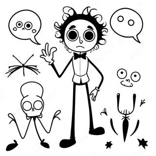 Paginas Para Colorir Silhuetas De Personagens De Tim Burton 13989-11595