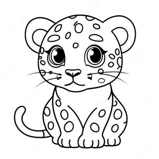 Pagina Para Colorir De Leopardo Bebe Fofo 1402-1124