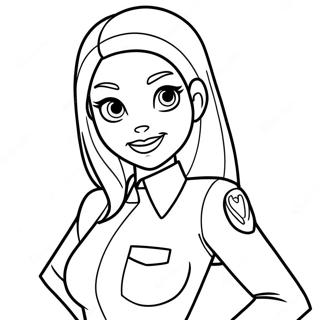 Kim Possible Páginas Para Colorir