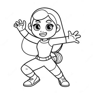 Kim Possible Em Acao Pagina Para Colorir 14190-11746