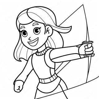 Kim Possible Em Acao Pagina Para Colorir 14190-11748