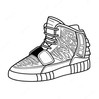 Design Do Tenis Yeezy Pagina Para Colorir 14200-11754