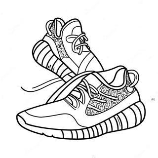 Design Do Tenis Yeezy Pagina Para Colorir 14200-11755