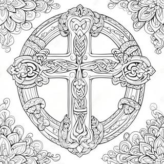 Pagina Para Colorir Cruz Celta Intricada 14280-11818