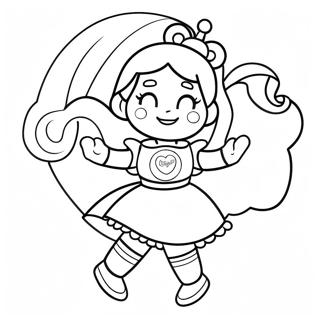 Pagina Para Colorir Do Rainbow Brite Brilhante 14310-11841