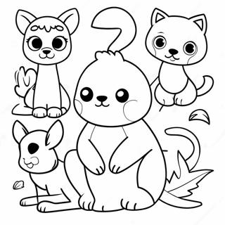 Pagina Para Colorir Dos Amigos Animais Do Goodnotes 14360-11884