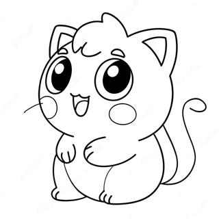 Pagina Para Colorir Jigglypuff Fofo Cantando 14480-11977