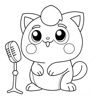 Pagina Para Colorir Jigglypuff Fofo Cantando 14480-11978