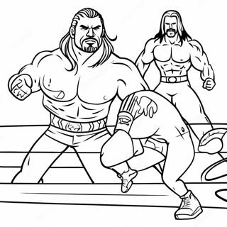 Pagina Para Colorir Dos Superstars Da Wwe Em Acao 14550-12033