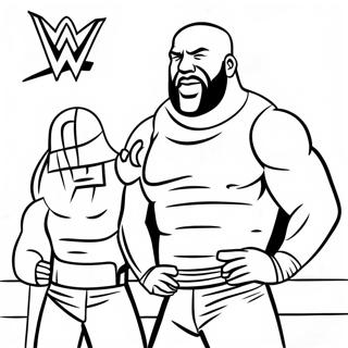 Pagina Para Colorir Dos Superstars Da Wwe Em Acao 14550-12034