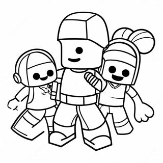 Roblox Para Meninas Páginas Para Colorir