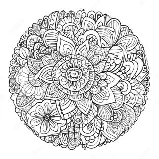 Pagina Para Colorir Mandala Boho 1481-1182