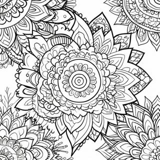 Pagina Para Colorir Mandala Boho 1481-1183