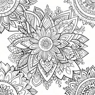 Pagina Para Colorir Mandala Boho 1481-1184