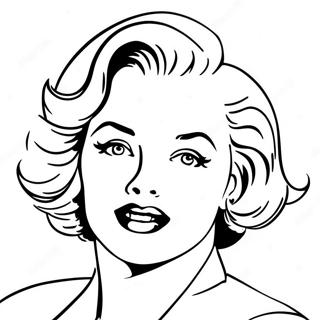 Marilyn Monroe Páginas Para Colorir