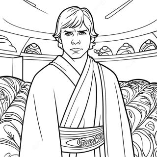 Pagina Para Colorir De Luke Skywalker Em Robes De Jedi 15000-12411