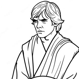 Pagina Para Colorir De Luke Skywalker Em Robes De Jedi 15000-12412