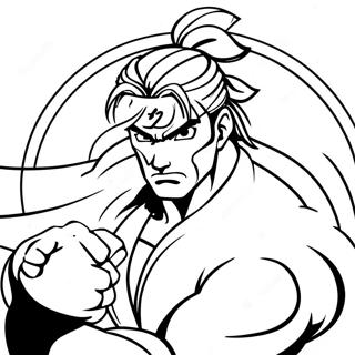 Pagina Para Colorir De Street Fighter 15019-12423