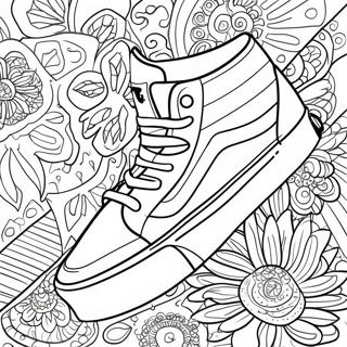 Tênis Vans Páginas Para Colorir