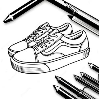 Pagina Para Colorir De Tenis Vans 15029-12432