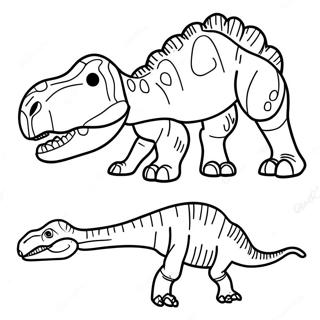 Pagina Para Colorir De Fossil De Dinossauro 15060-12457