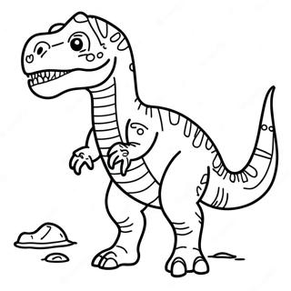 Pagina Para Colorir De Fossil De Dinossauro 15060-12459