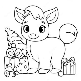 Pagina Para Colorir De Animais De Natal 15069-12463