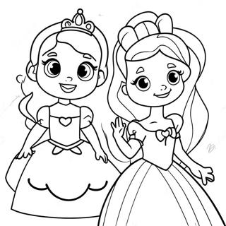 Pagina Para Colorir De Princesas Da Disney Alegre Melhoras 15080-12476