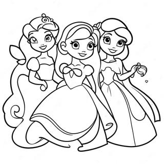 Pagina Para Colorir De Princesas Da Disney Alegre Melhoras 15080-12642