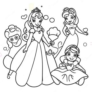 Pagina Para Colorir De Princesas Da Disney Alegre Melhoras 15080-12644