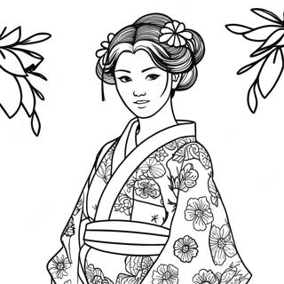 Pagina Para Colorir De Mitsuri Com Kimono Colorido 15090-12482