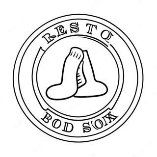 Pagina Para Colorir Do Logo Do Red Sox 15119-12670