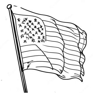 Pagina Para Colorir Da Bandeira Americana 1512-1209