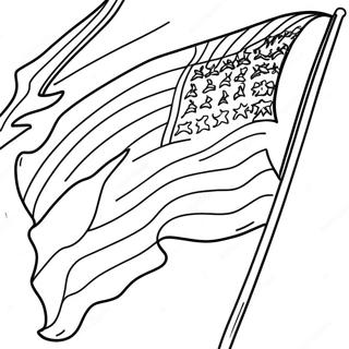 Pagina Para Colorir Da Bandeira Americana 1512-1212