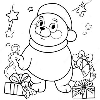 Pagina Para Colorir Do Natal Festivo Bobbie Goods 15150-12531