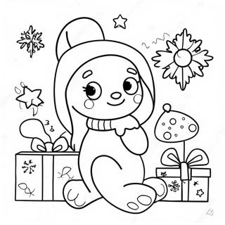 Pagina Para Colorir Do Natal Festivo Bobbie Goods 15150-12697