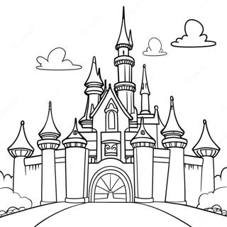 Pagina Para Colorir Castelo Magico Da Disneyland 15240-12604