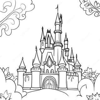 Pagina Para Colorir Castelo Magico Da Disneyland 15240-12769