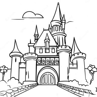 Pagina Para Colorir Castelo Magico Da Disneyland 15240-12770