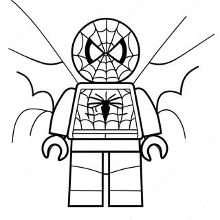 Homem-Aranha Lego Páginas Para Colorir