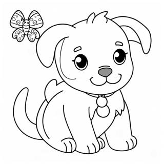 Pagina Para Colorir Cachorrinho Fofo Realista 15269-12918