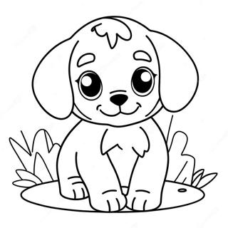 Pagina Para Colorir Cachorrinho Fofo Realista 15269-12933