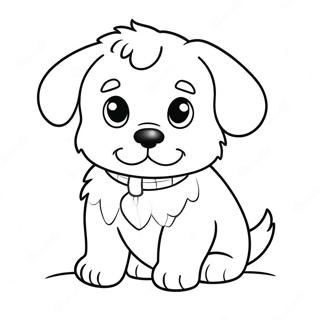 Pagina Para Colorir Cachorrinho Peludo Adoravel 15270 12625