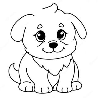 Pagina Para Colorir Cachorrinho Peludo Adoravel 15270 12626