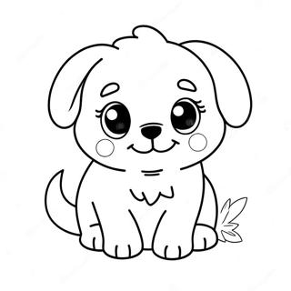 Pagina Para Colorir Cachorrinho Peludo Adoravel 15270 12627