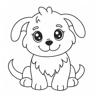 Pagina Para Colorir Cachorrinho Peludo Adoravel 15270 12628